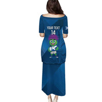 Custom Scotland Rugby 2025 Puletasi Funny Thistle Mascot Go Scottish!