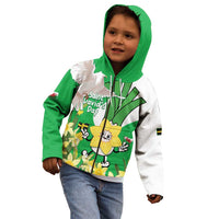 Wales Saint David's Day Kid Hoodie Welsh Funny Leek Daffodil