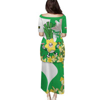 Wales Saint David's Day Puletasi Welsh Funny Leek Daffodil