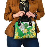 Wales Saint David's Day Shoulder Handbag Welsh Funny Leek Daffodil