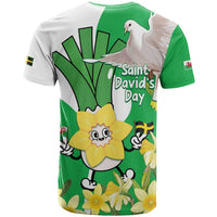 Wales Saint David's Day T Shirt Welsh Funny Leek Daffodil
