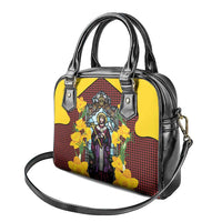 Welsh Dewi Sant Shoulder Handbag Saint David With Daffodil