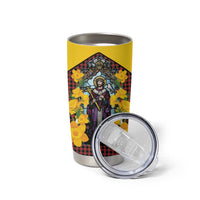 Welsh Dewi Sant Tumbler Cup Saint David With Daffodil