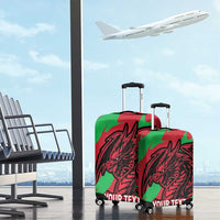 Custom Wales Football Luggage Cover 2025 Welsh Y Dreigiau