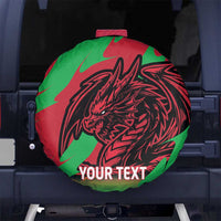 Custom Wales Football Spare Tire Cover 2025 Welsh Y Dreigiau
