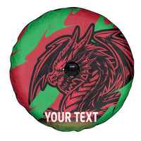 Custom Wales Football Spare Tire Cover 2025 Welsh Y Dreigiau