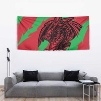 Custom Wales Football Tapestry 2025 Welsh Y Dreigiau