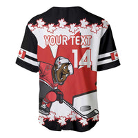 Custom Canada Ice Hockey Baseball Jersey 2025 Go Champions Funny Beaver Mascot