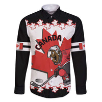 Custom Canada Ice Hockey Family Matching Tank Maxi Dress and Hawaiian Shirt 2025 Go Champions Funny Beaver Mascot