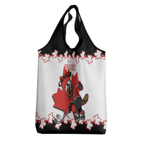 Custom Canada Ice Hockey Grocery Bag 2025 Go Champions Funny Beaver Mascot