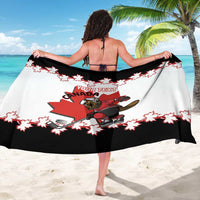 Custom Canada Ice Hockey Sarong 2025 Go Champions Funny Beaver Mascot