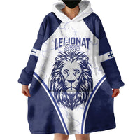Custom Finland Ice Hockey Wearable Blanket Hoodie 2025 Go Champions Suomi Leijonat