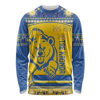 Custom Sweden Ice Hockey Long Sleeve Shirt 2025 Go Champions Tre Kronor
