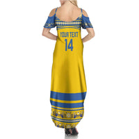 Custom Sweden Ice Hockey Summer Maxi Dress 2025 Go Champions Tre Kronor