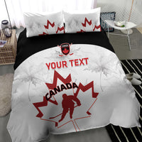 Custom Canada Hockey Bedding Set 2024 Go Maple Leaf - Wonder Print Shop