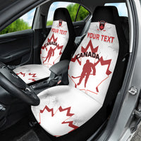 Custom Canada Hockey Car Seat Cover 2024 Go Maple Leaf - Wonder Print Shop