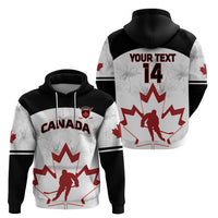 Custom Canada Hockey Hoodie 2024 Go Maple Leaf - Wonder Print Shop