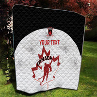 Custom Canada Hockey Quilt 2024 Go Maple Leaf - Wonder Print Shop