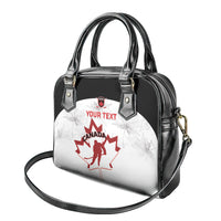 Custom Canada Hockey Shoulder Handbag 2024 Go Maple Leaf