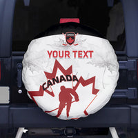 Custom Canada Hockey Spare Tire Cover 2024 Go Maple Leaf - Wonder Print Shop