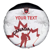 Custom Canada Hockey Spare Tire Cover 2024 Go Maple Leaf - Wonder Print Shop