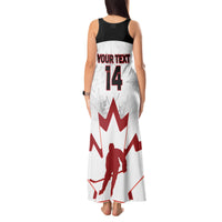 Custom Canada Hockey Tank Maxi Dress 2024 Go Maple Leaf - Wonder Print Shop