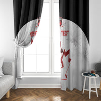 Custom Canada Hockey Window Curtain 2024 Go Maple Leaf - Wonder Print Shop