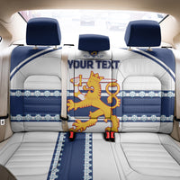 Custom Finland Hockey Back Car Seat Cover 2024 Go Suomi - Wonder Print Shop