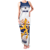 Custom Finland Hockey Family Matching Tank Maxi Dress and Hawaiian Shirt 2024 Go Suomi - Wonder Print Shop