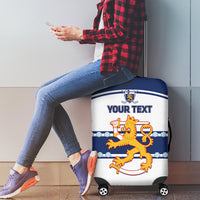 Custom Finland Hockey Luggage Cover 2024 Go Suomi - Wonder Print Shop