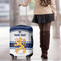 Custom Finland Hockey Luggage Cover 2024 Go Suomi - Wonder Print Shop