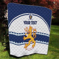 Custom Finland Hockey Quilt 2024 Go Suomi - Wonder Print Shop