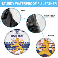 Custom Finland Hockey Spare Tire Cover 2024 Go Suomi - Wonder Print Shop