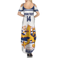 Custom Finland Hockey Summer Maxi Dress 2024 Go Suomi - Wonder Print Shop