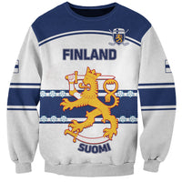 Custom Finland Hockey Sweatshirt 2024 Go Suomi - Wonder Print Shop