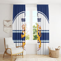 Custom Finland Hockey Window Curtain 2024 Go Suomi - Wonder Print Shop