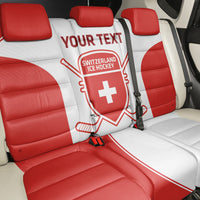 Custom Switzerland Hockey Back Car Seat Cover 2024 Go La Nati - Wonder Print Shop
