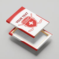 Custom Switzerland Hockey Canvas Wall Art 2024 Go La Nati - Wonder Print Shop