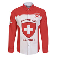 Custom Switzerland Hockey Family Matching Puletasi and Hawaiian Shirt 2024 Go La Nati - Wonder Print Shop