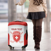Custom Switzerland Hockey Luggage Cover 2024 Go La Nati - Wonder Print Shop