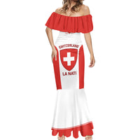 Custom Switzerland Hockey Mermaid Dress 2024 Go La Nati - Wonder Print Shop