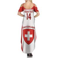 Custom Switzerland Hockey Summer Maxi Dress 2024 Go La Nati - Wonder Print Shop