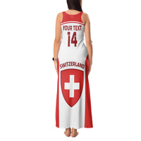 Custom Switzerland Hockey Tank Maxi Dress 2024 Go La Nati - Wonder Print Shop