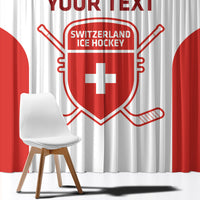 Custom Switzerland Hockey Window Curtain 2024 Go La Nati - Wonder Print Shop