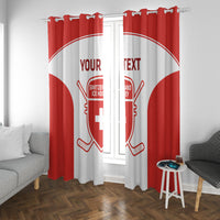 Custom Switzerland Hockey Window Curtain 2024 Go La Nati - Wonder Print Shop