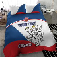Custom Czech Republic Hockey Bedding Set 2024 Go Czechia - Wonder Print Shop