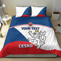 Custom Czech Republic Hockey Bedding Set 2024 Go Czechia - Wonder Print Shop