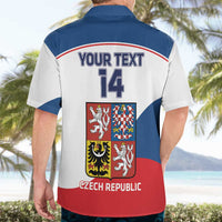 Custom Czech Republic Hockey Hawaiian Shirt 2024 Go Czechia - Wonder Print Shop