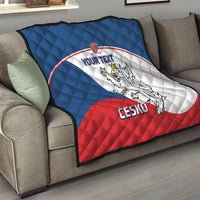 Custom Czech Republic Hockey Quilt 2024 Go Czechia - Wonder Print Shop