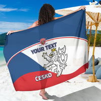 Custom Czech Republic Hockey Sarong 2024 Go Czechia - Wonder Print Shop
